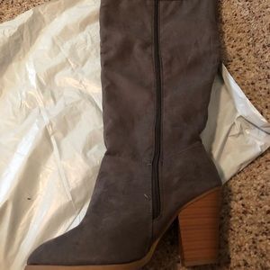 Lane Bryant over the knee boot- wide calf.